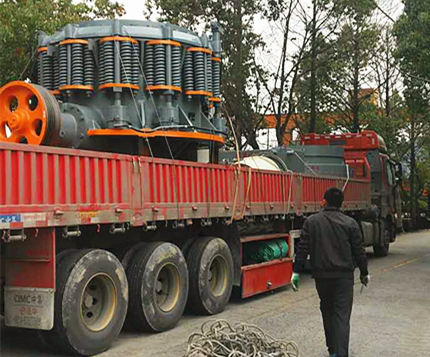 山東日照大型花崗巖破碎生產(chǎn)線再添兩臺SJ1650彈簧圓錐破碎機