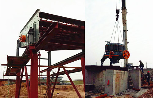 雙金雙軸振動篩亮相湖南益陽300噸每小時鵝卵石生產(chǎn)線