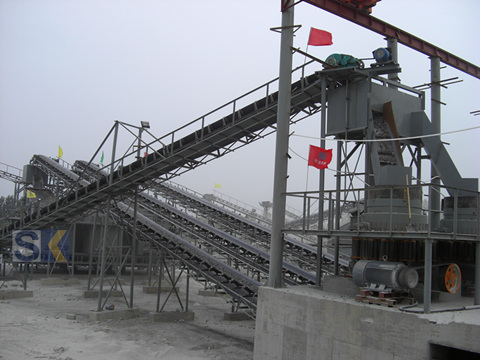 制砂生產(chǎn)線現(xiàn)場(chǎng)