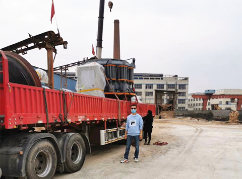 雙金機械彈簧圓錐機安裝現(xiàn)場