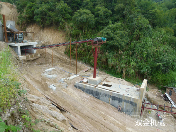 雙金機(jī)械客戶石料生產(chǎn)線