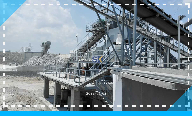 雙金機(jī)械山東客戶(hù)機(jī)械砂生產(chǎn)線現(xiàn)場(chǎng)