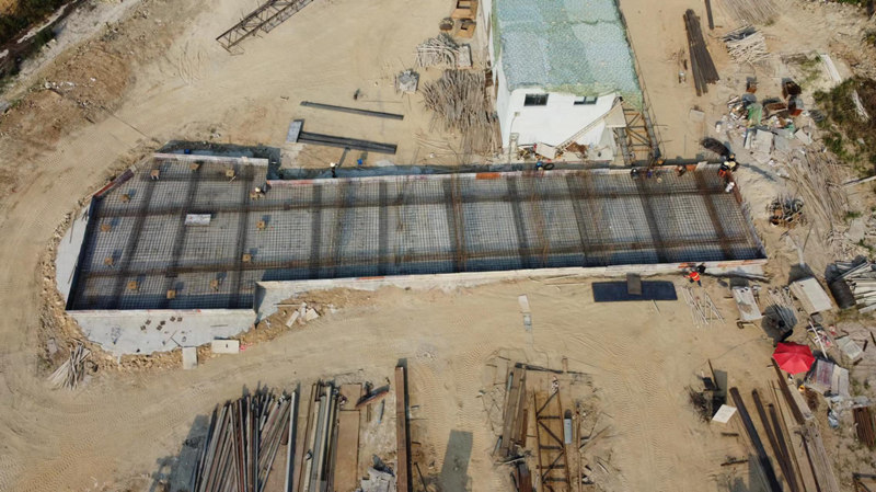 建設(shè)前期場地情況