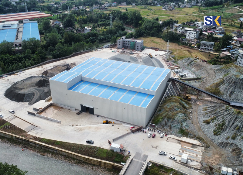 雙金機(jī)械時(shí)產(chǎn)800噸鵝卵石生產(chǎn)線