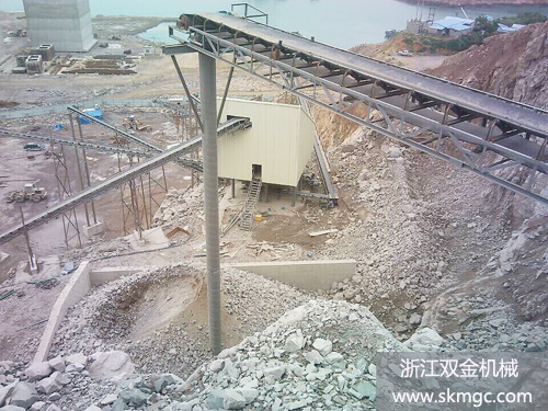 福建某時產(chǎn)500噸的碎石生產(chǎn)線竣工