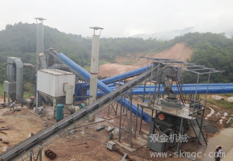 新昌制砂生產(chǎn)線試驗基地順利試車