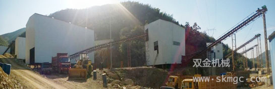 安徽繁昌時(shí)產(chǎn)1000噸破碎生產(chǎn)線