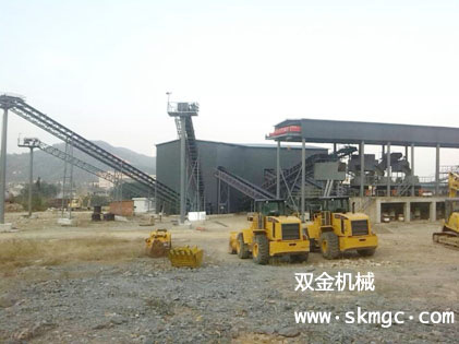 溫州平陽時(shí)產(chǎn)500噸破碎生產(chǎn)線