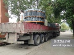 兩臺SJ1650圓錐破碎機(jī)于2014.9.30發(fā)往