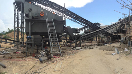 海南三亞時產(chǎn)300噸破碎生產(chǎn)線