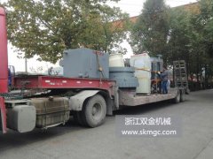 一臺(tái)SJ1400圓錐破碎機(jī)發(fā)往浙江省