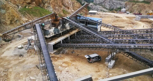 杭州蕭山時產(chǎn)500噸破碎生產(chǎn)線