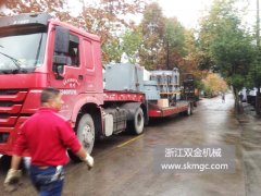 一臺SJ1400圓錐破碎機發(fā)往浙江省