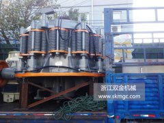 一臺(tái)SJ1400圓錐破碎機(jī)發(fā)往安徽省
