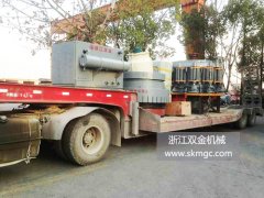 三臺(tái)SJ圓錐破碎機(jī)發(fā)往浙江省