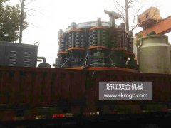 一臺(tái)SJ1200圓錐破碎機(jī)發(fā)往湖南省
