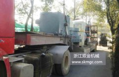 一臺(tái)SJ1400圓錐破碎機(jī)發(fā)往浙江省