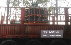 一臺SJ1200圓錐破碎機發(fā)往陜西省