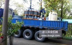 一臺(tái)SJ1200圓錐破碎機(jī)發(fā)往山東省
