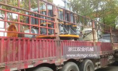 兩臺SJ1400圓錐式破碎機發(fā)往河南省
