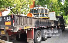 一臺SJ1400圓錐式破碎機發(fā)往福建省