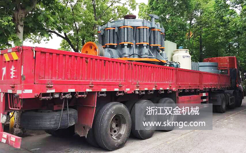 浙江雙金機械圓錐式破碎機