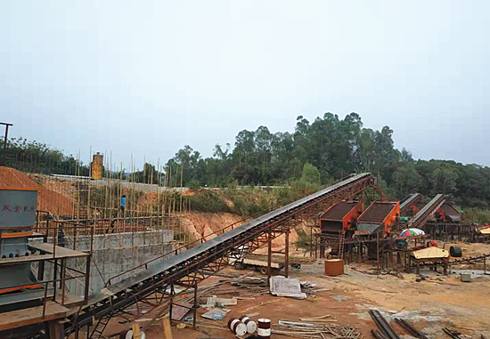 花崗巖破碎生產(chǎn)線