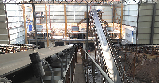 雙金單缸液壓圓錐機(jī)應(yīng)用于1000噸生產(chǎn)線