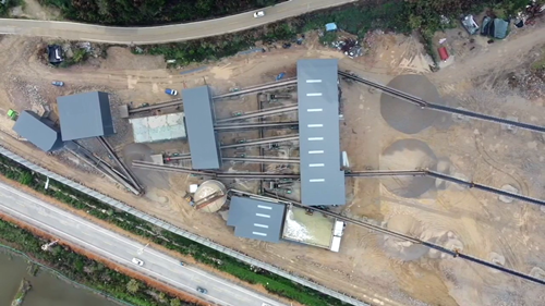 建成后生產(chǎn)線(xiàn)布局鳥(niǎo)瞰圖