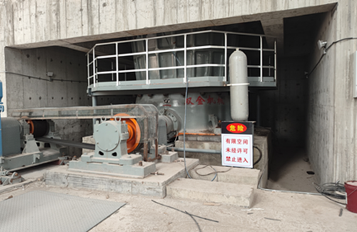 旋回破檢測現(xiàn)場