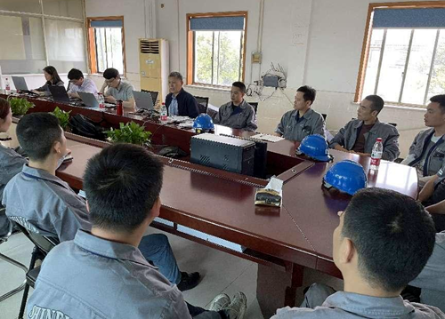 雙金公司三體系監(jiān)督審核會議現(xiàn)場