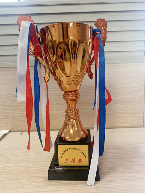 參賽代表榮獲三等獎獎杯